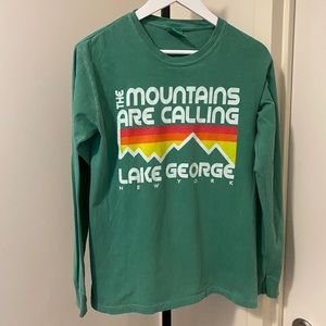 LAKE GEORGE Graphic Long Sleeve T-Shirt